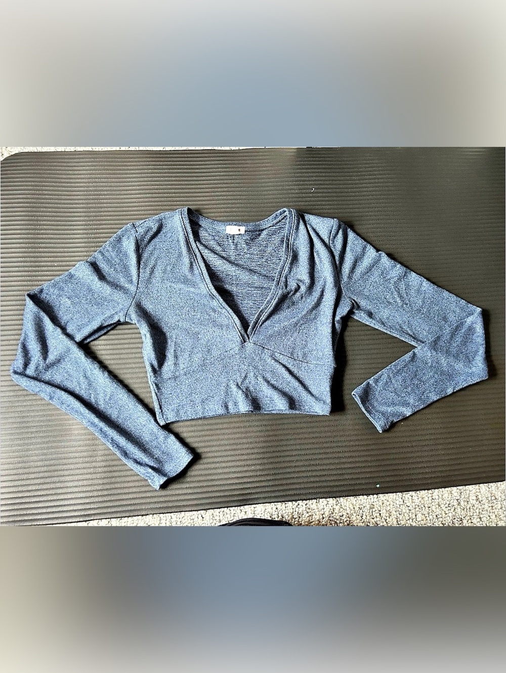Garage Long Sleeve Top in Blue Size XS Like New